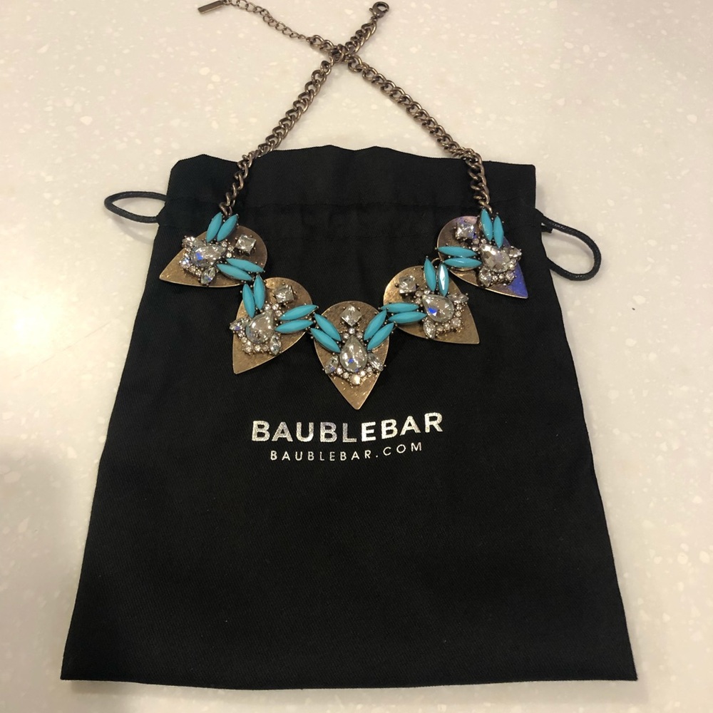 BaubleBar Turquoise Statement Necklace
